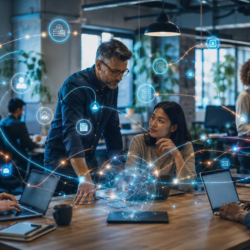 Article Cover people working on AI workflows