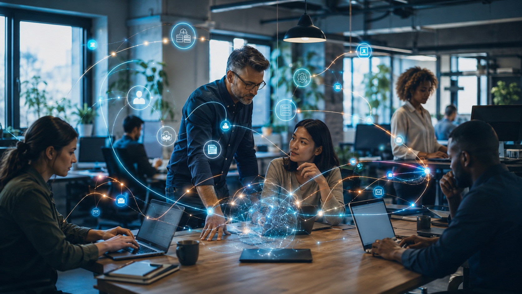Article Cover people working on AI workflows